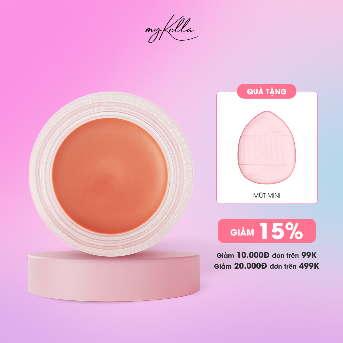 Kem Trang Điểm Má Hồng – Peach (tone cam đất) (8.5g)
