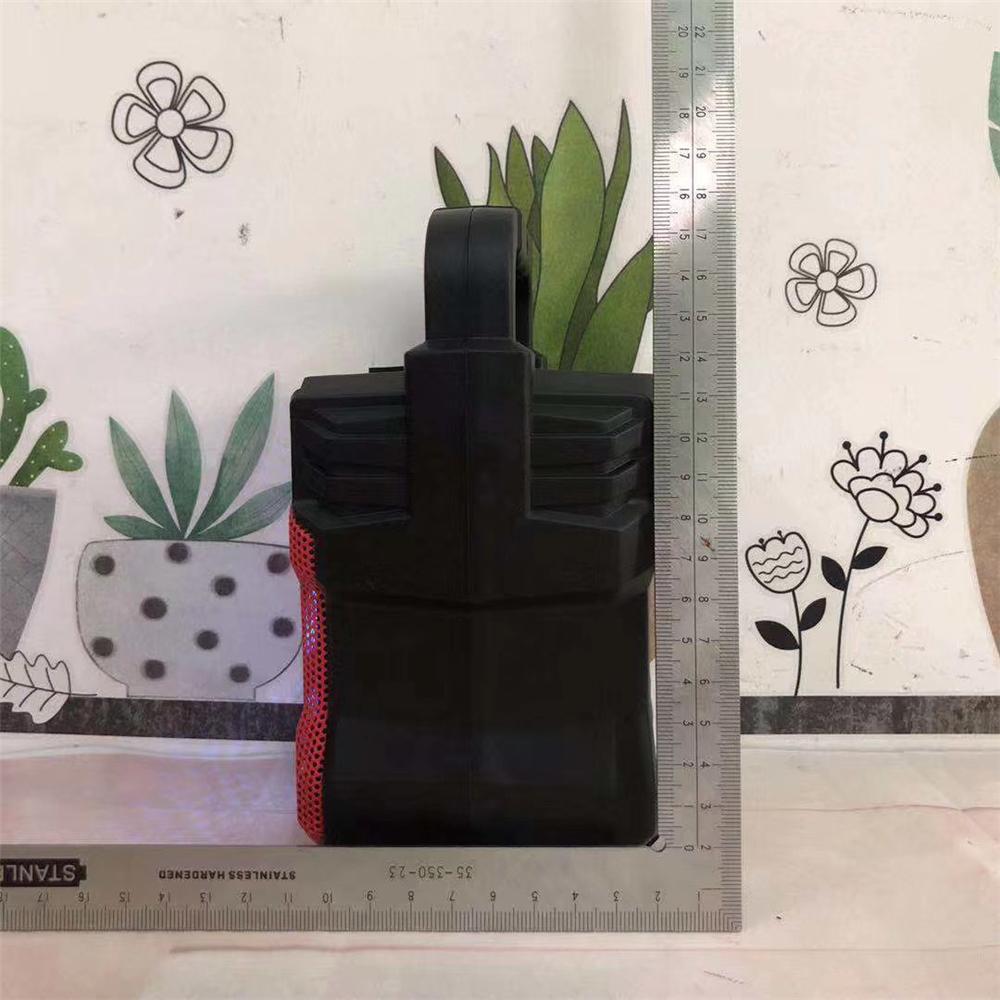 Mini Di Động Loa Bluetooth Không Dây HIFI Stereo Ngoài Trời Loa Siêu Trầm 3D Bass Loa USB FM Trung Tâm Âm Nhạc Có Đèn LED Color: Red