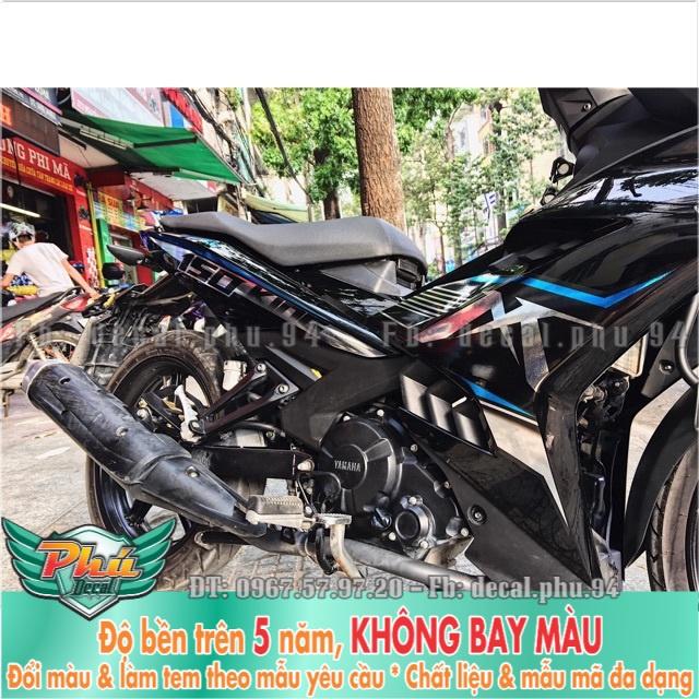 Tem rời Exciter Mx V Mới Full đen bóng