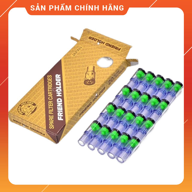 Set 20 Chiếc Lõi Lọc Tẩu Th.uốc  Lá Firend Holder Y-100 Hạn Chế Mùi Hôi, Ho Đờm