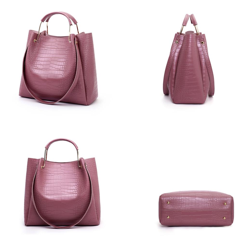 4 Món Phù Hợp Với Cá Sấu Da Pu Cao Cấp Túi Xách Nữ Vintage Túi Đeo Vai Thời Trang Dung Lượng Lớn Du Lịch Túi túi