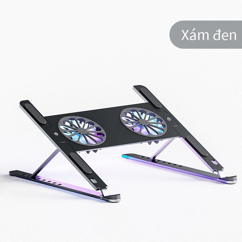 Giá đỡ máy tính xách tay nổ đặc biệt với quạt tản nhiệt chơi game Giá đỡ máy tính bảng hợp kim nhôm
