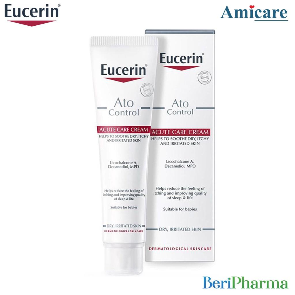 Eucerin Kem Dưỡng Giảm Ngứa, Đỏ Da Ato Control Acute Care 40ml