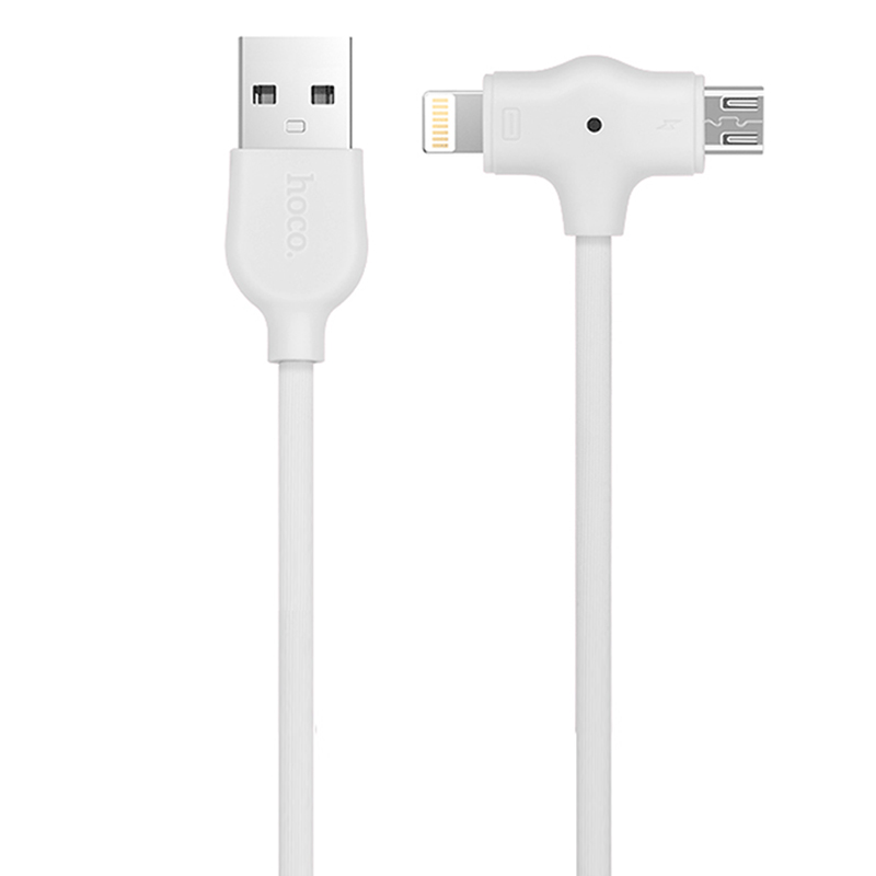 CÁP SẠC 2IN1 LIGHTNING VÀ MICRO USB HOCO X10
