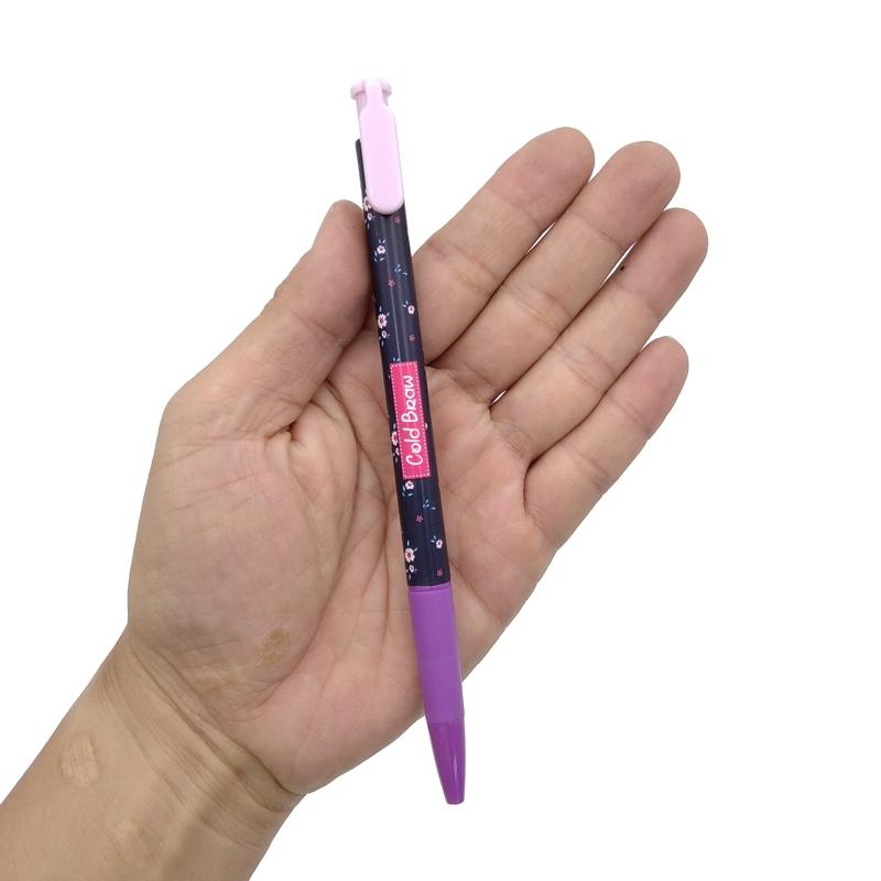 Bút Bi Bấm M&amp;G 0.7mm ABP82775 - Mực Xanh - Màu Tím