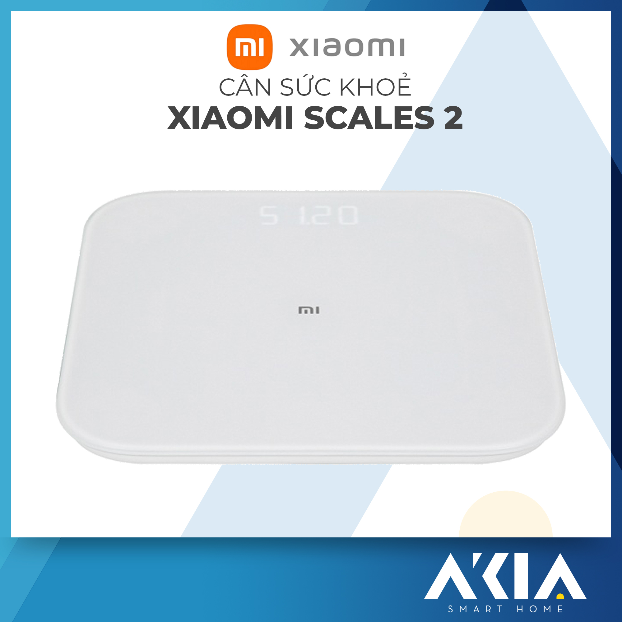 Cân Sức Khỏe Xiaomi Thông Minh Mi Smart Scale 2 (NUN4056GL)- Trắng - Hàng chính hãng