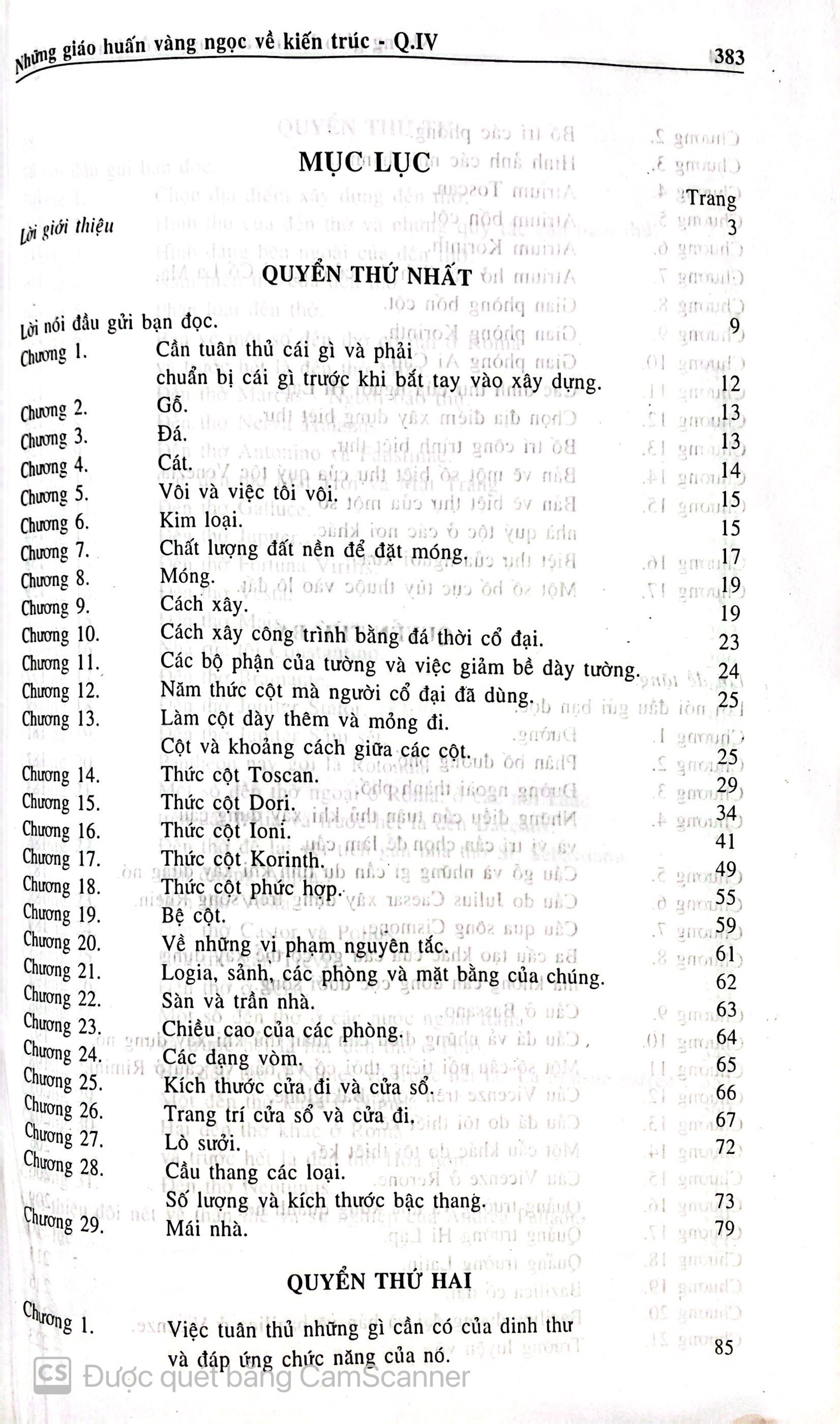 Benito - Sách - Những giáo huấn vàng ngọc về kiến trúc - NXB Xây dựng