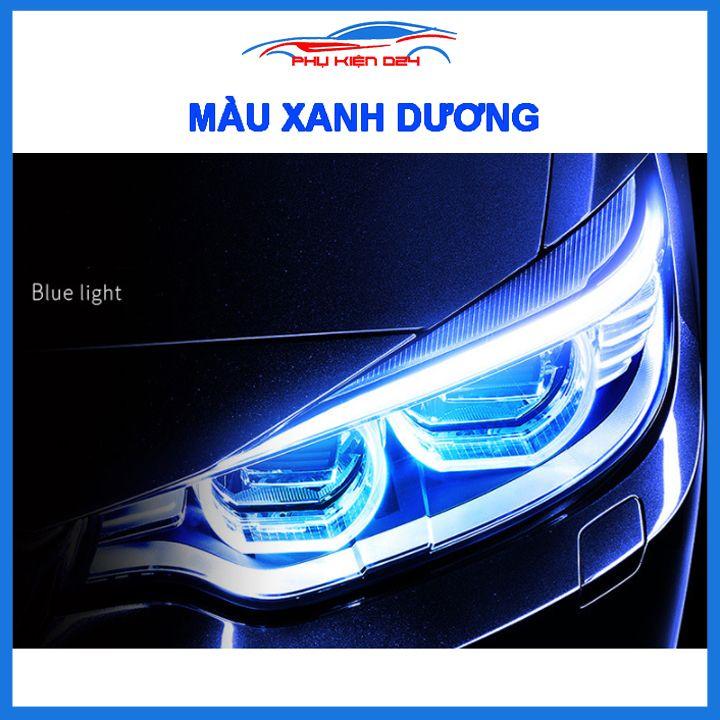 Bộ 2 Đèn Led Mí Led Audi Dán Đèn Xe Xi Nhan Nháy Đuổi 30/45/60Cm Nhiều Màu