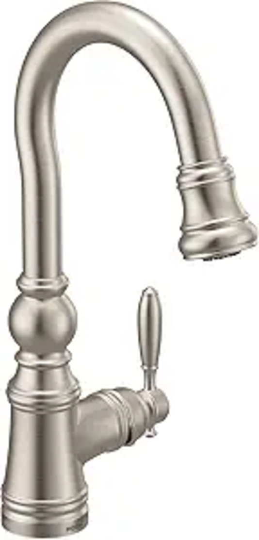 Vòi rửa chén nóng lạnh dòng Weymouth (S53004SRS) , màu SPOT RESISTANT STAINLESS , hiệu Moen