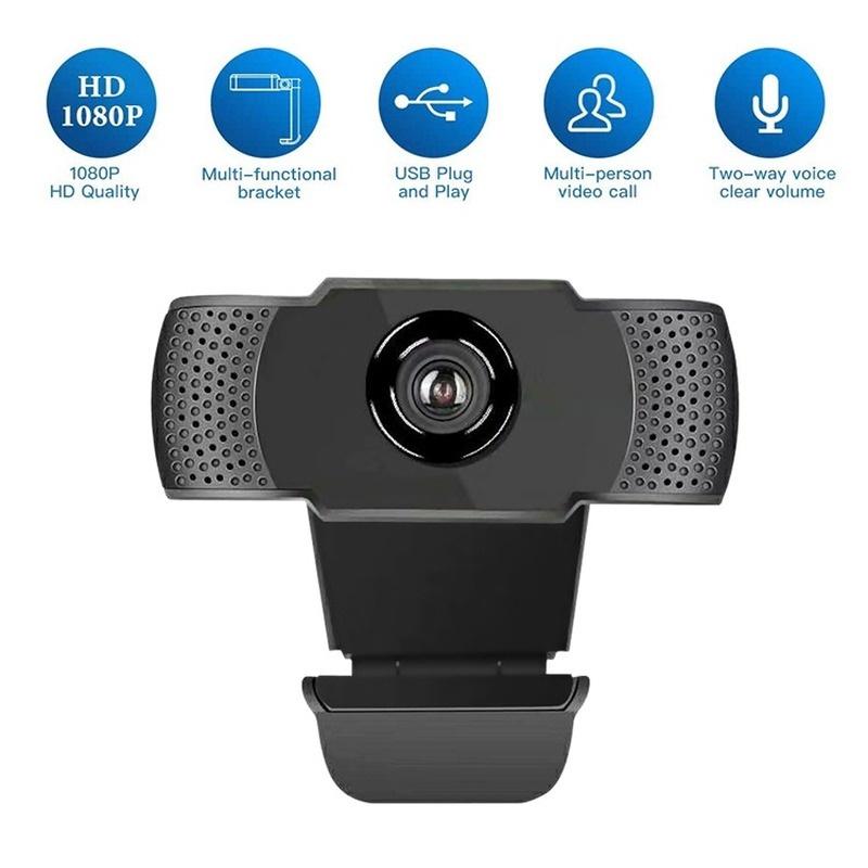 Webcam NetCAM USB 200 Độ phân giải 1080P - Hàng chính hãng