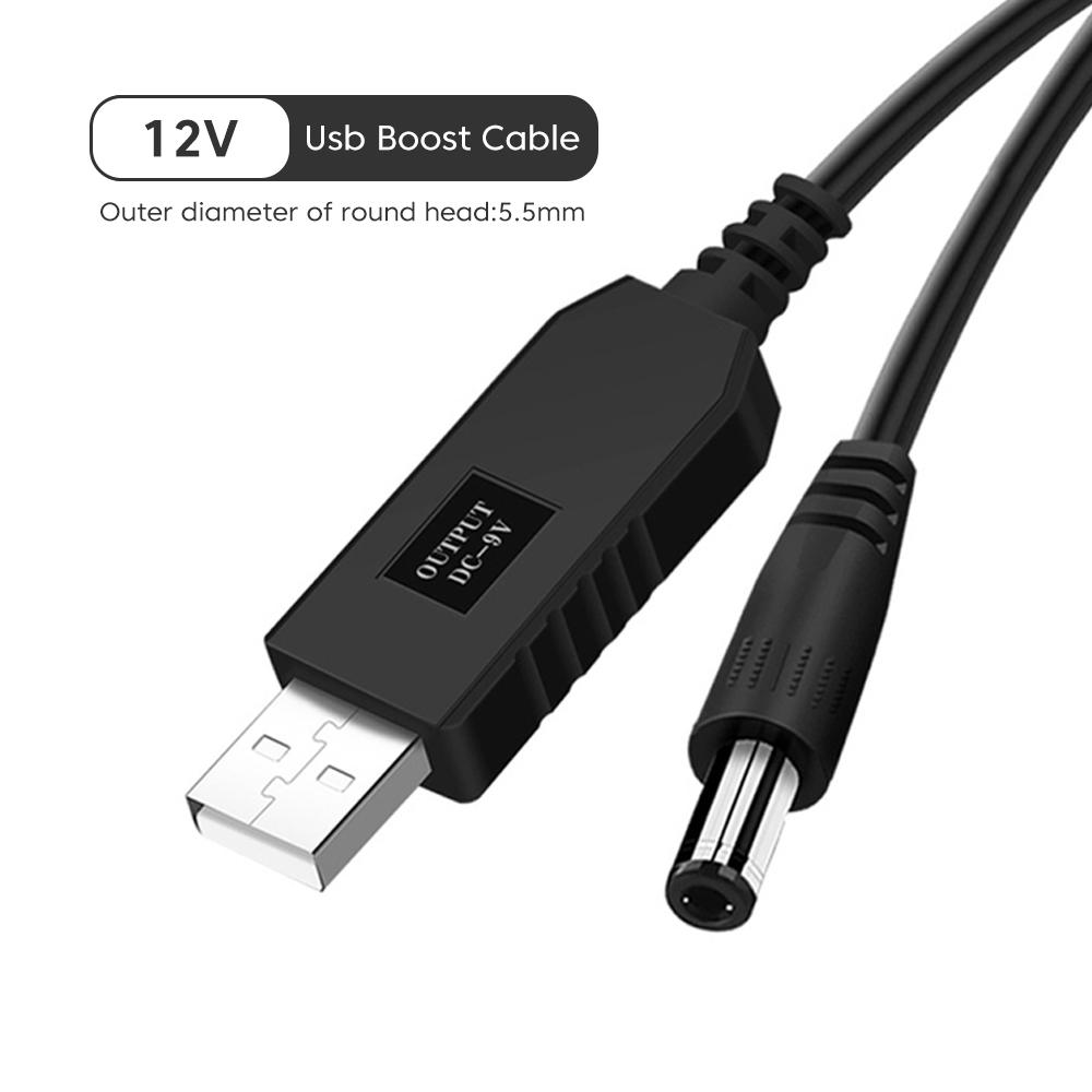 OLAF USB đến DC Power Cable Boost Converter cho bộ điều hợp đầu nối cáp Fan của bộ định tuyến đến DC3.5mm