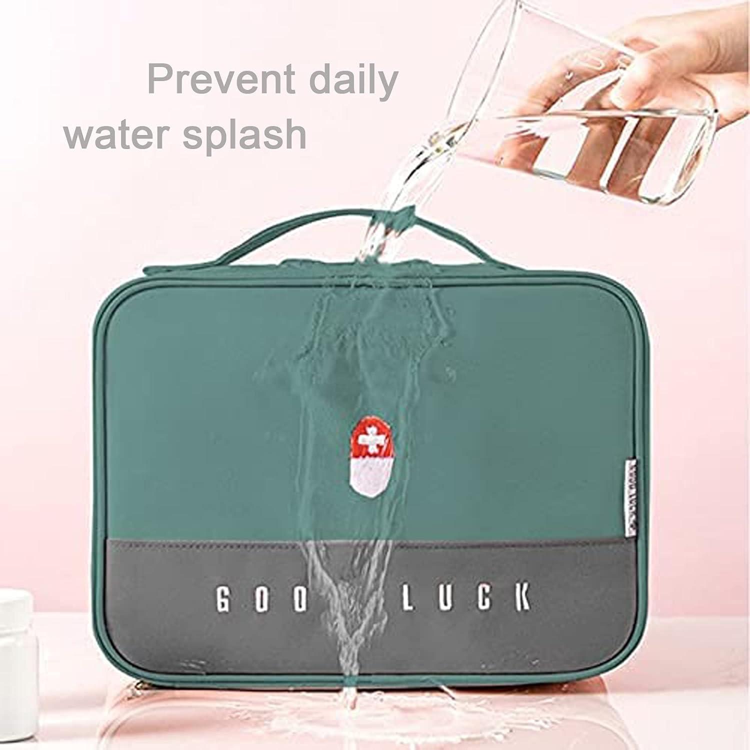 Hộp Y Tế Gia Đình 2 Cái, Hộp Y Tế Di Động Sơ Cứu Gia Đình, Túi Cấp Cứu Y Tế Di Động, Dành Cho Văn Phòng Du Lịch Tại Nhà Màu Xanh Lá Cây