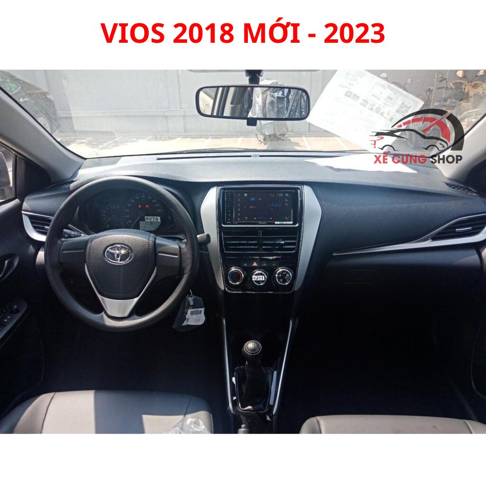 Thảm Taplo Da Vân Carbon Xe Vios Đời 2014-2022 Cao Cấp