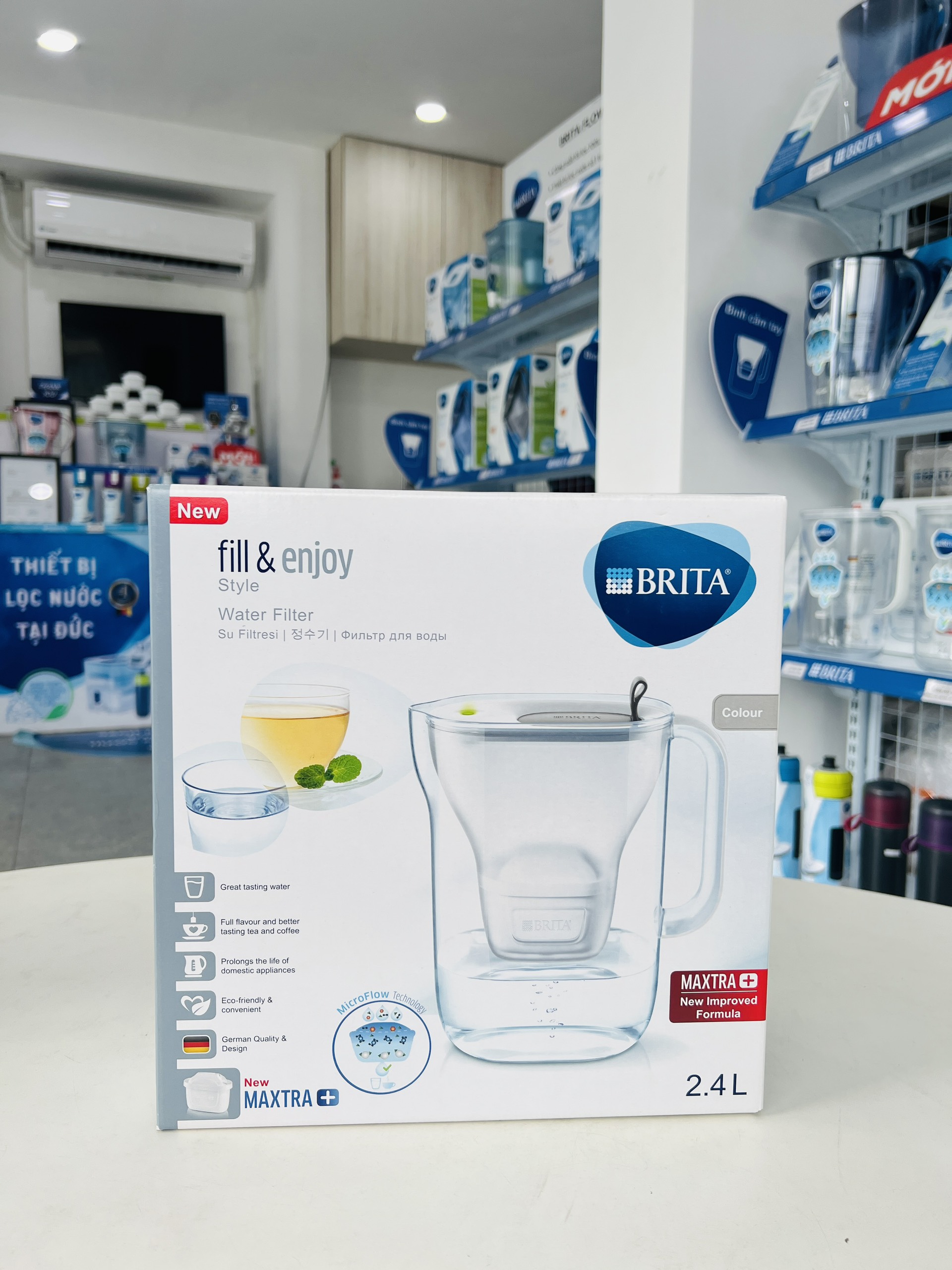 Bình Lọc Nước BRITA Style Grey - 2.4L
