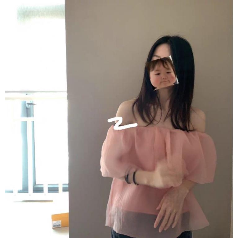 Áo trễ vai tay bồng