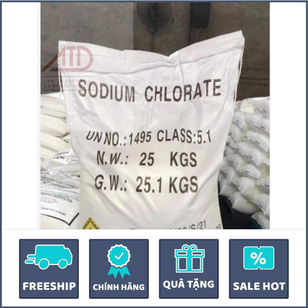 1kg Na_clo_3- Sodium Chlorate- Natri Clorat-tẩy trắng bột giấy-thuốc cỏ