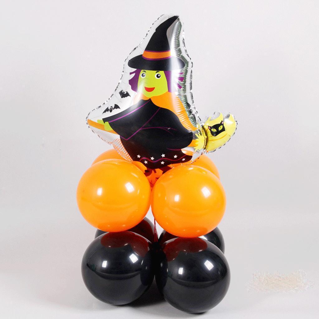 Halloween Balloon Post Witch Aluminum Foil Balloon Party Decorations