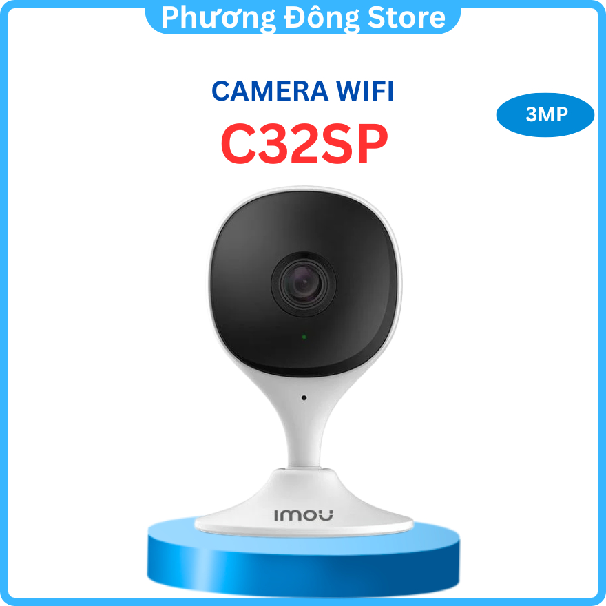 Camera wifi Imou C32SP/C32EP 3M Hình ảnh rõ nét, tích hợp còi báo động, lưu trữ đến 256gb - Hàng chính hãng