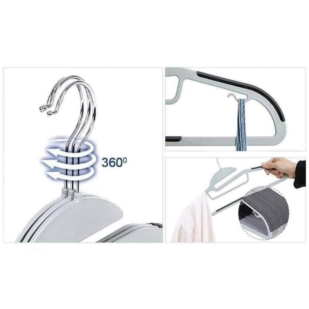 Móc Treo Quần Áo Living 30 Cái, Set 30 Mắc Treo Quần Áo Nhựa, Nhập Đức