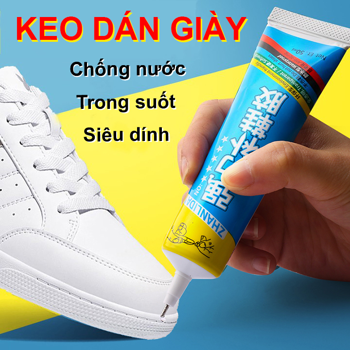 Keo Dán Giày Dép Thể Thao Trong Suốt Chuyên Dụng Siêu Dính Transparent Shoe Glue New UP Seaglue 1630 Sneaker Silicone 50ml
