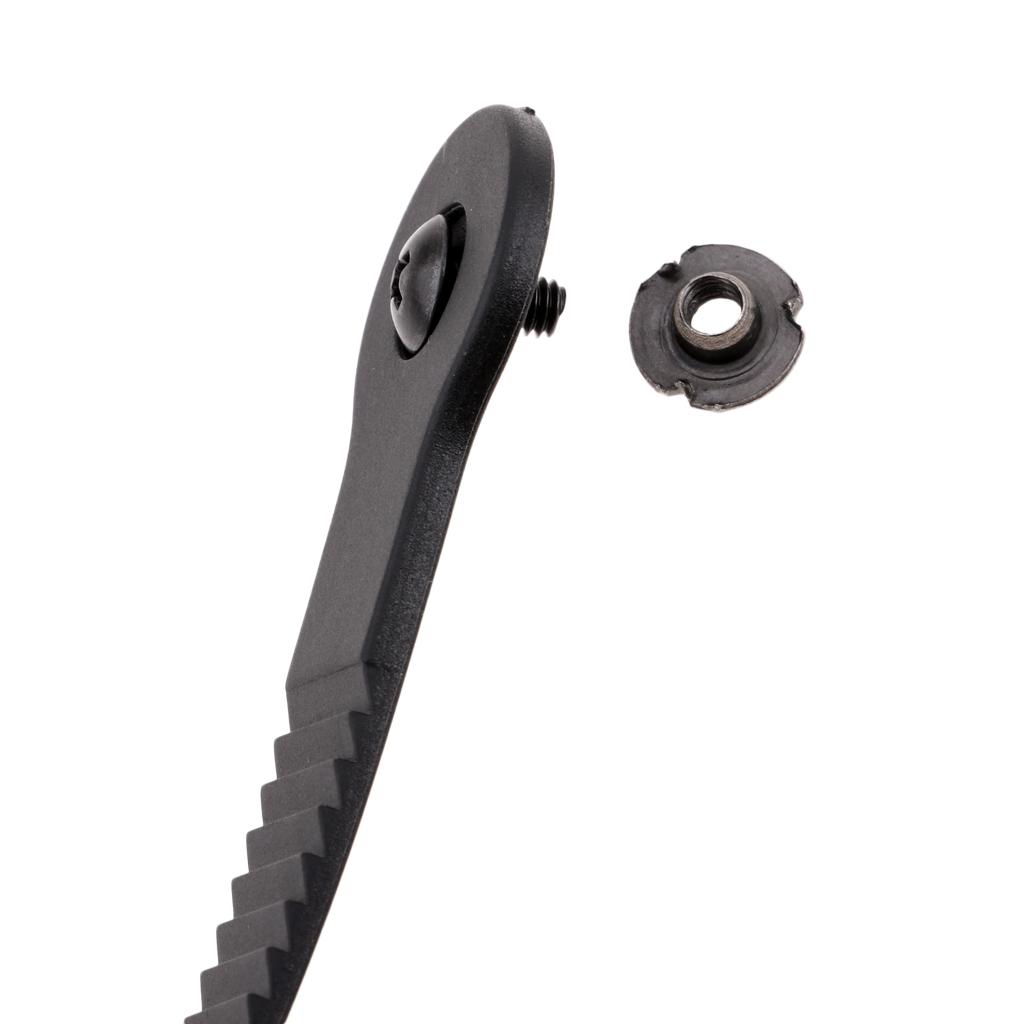 6xPU Replacement Ice Inline Roller Skate Shoes Strap Buckle with Screw Nut