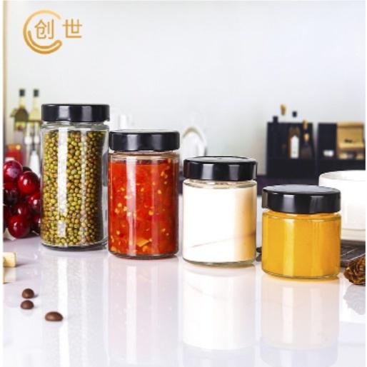 Hũ Thủy Tinh Trụ Tròn Nắp Thiết Dày 100ml ,220ml | Tùy Chọn Dung Tích