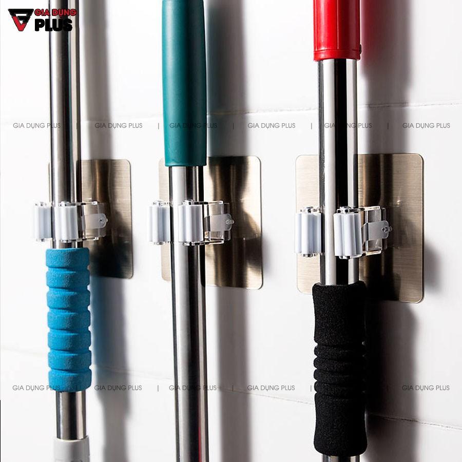 Giá đỡ cây lau nhà / kẹp chổi dán tường đa năng cao cấp ShuangQuing