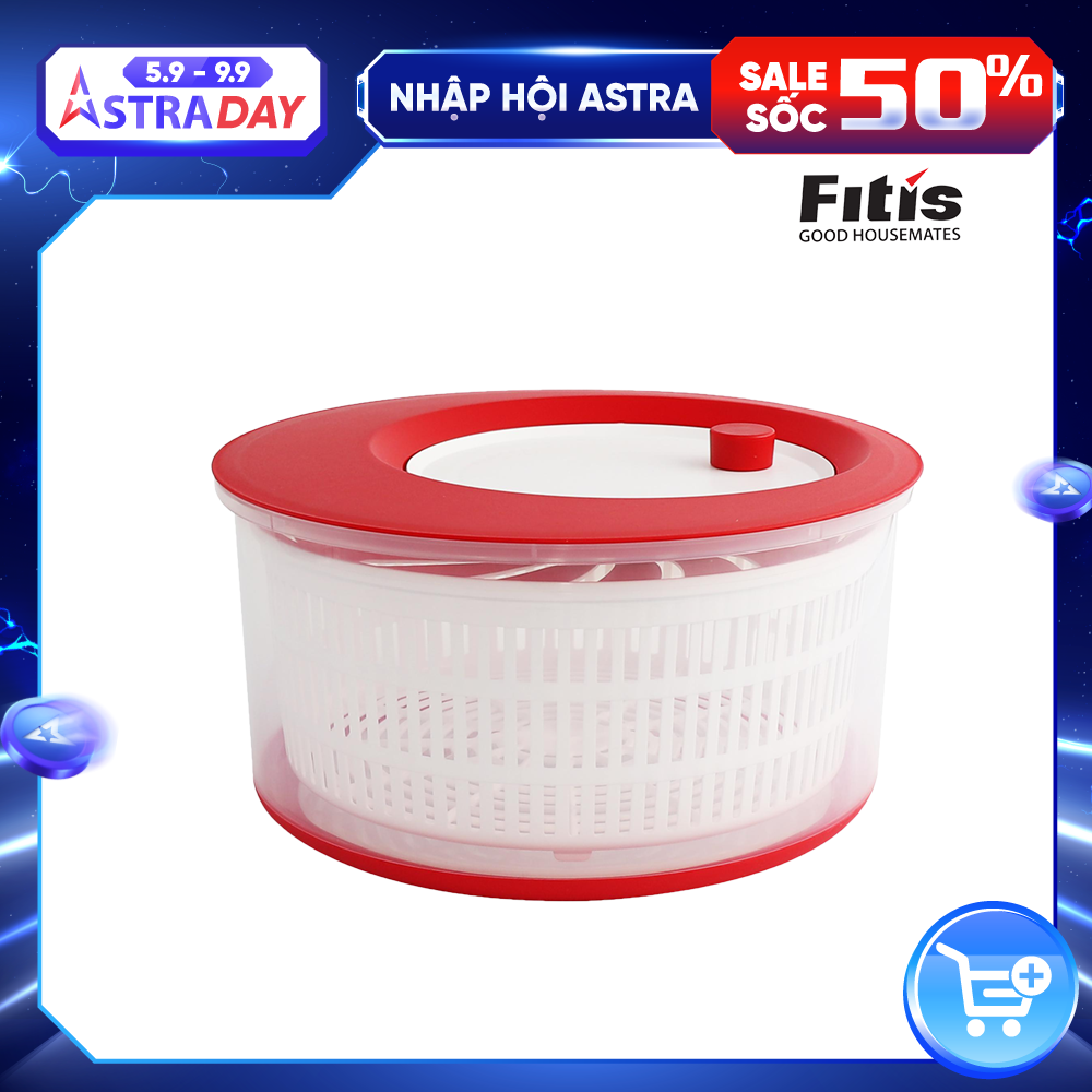 Rổ Quay Rau Fitis Đỏ - FB-01R1