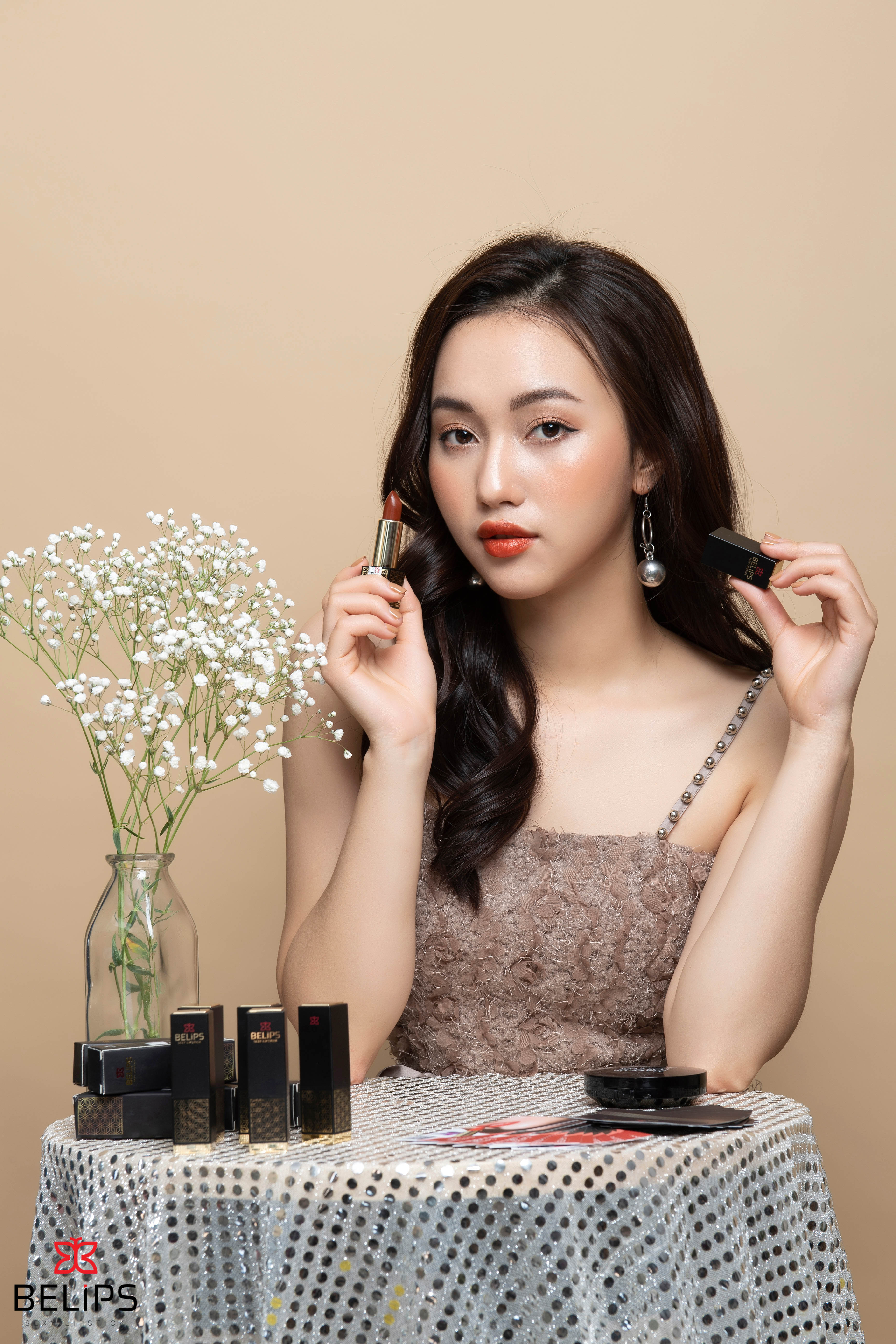 Son tươi Belips Sexy Lipstick son môi quyến rũ lên màu tự nhiên