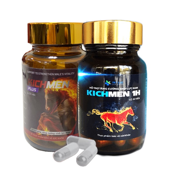 Viên Sinh Lý Kichmen 1H - Giúp Đánh Thức Bản Lĩnh Phái Mạnh Hộp 30 Viên