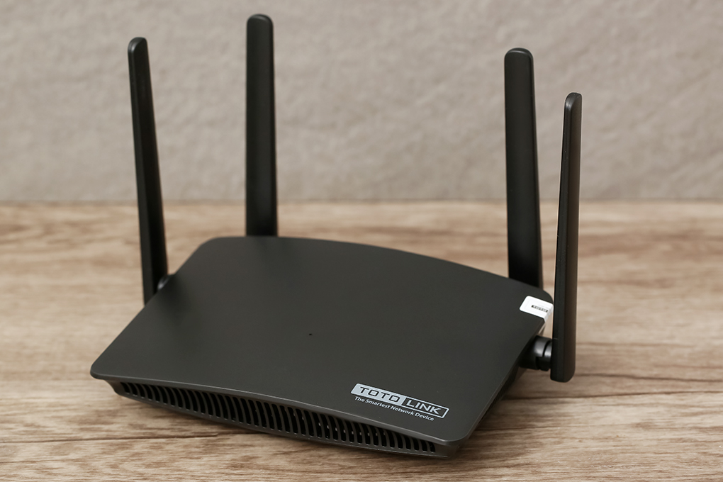 Bộ Phát Sóng Wifi Router Chuẩn AC1200 Totolink A720R Đen - Hàng chính hãng