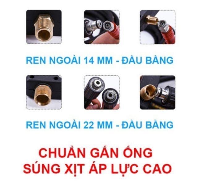 Dây 10m rửa xe áp lực cao