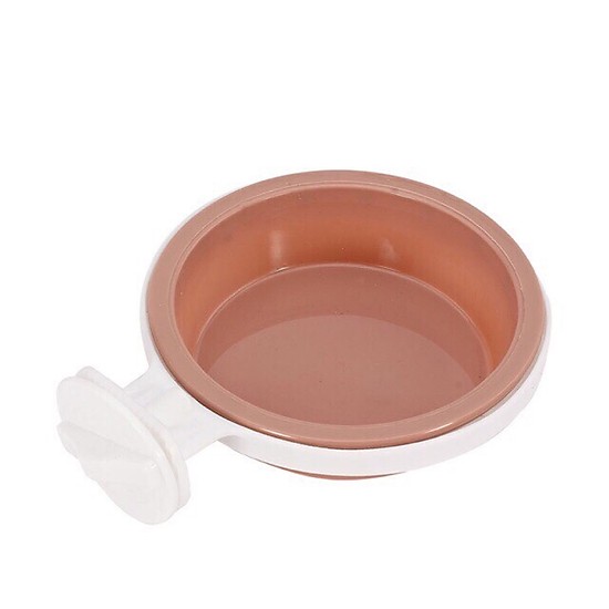 Tô nhựa gắn chuồng cho chó mèo