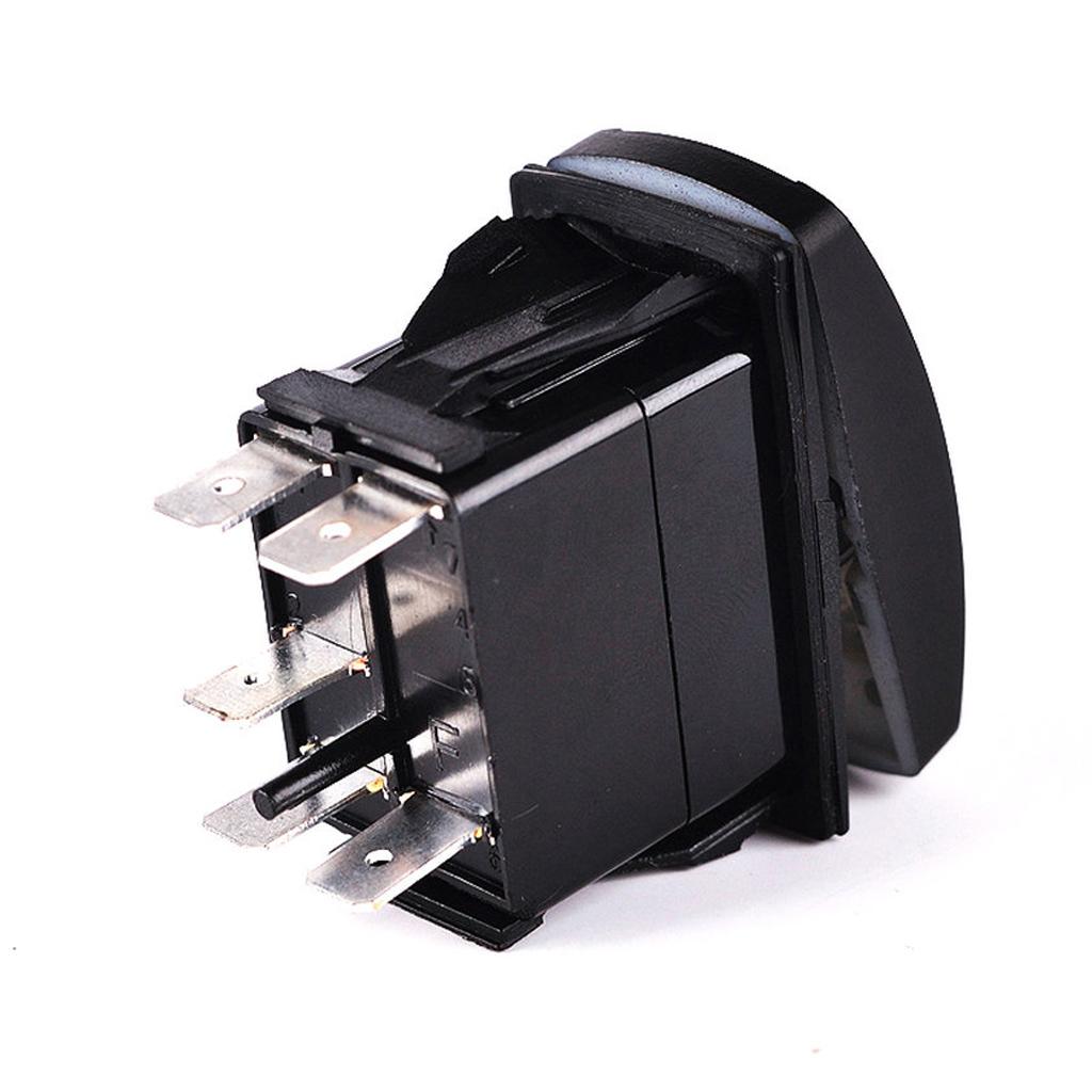 5-PIN Light Bar Rocker Switch Push Button Control Overload Protection