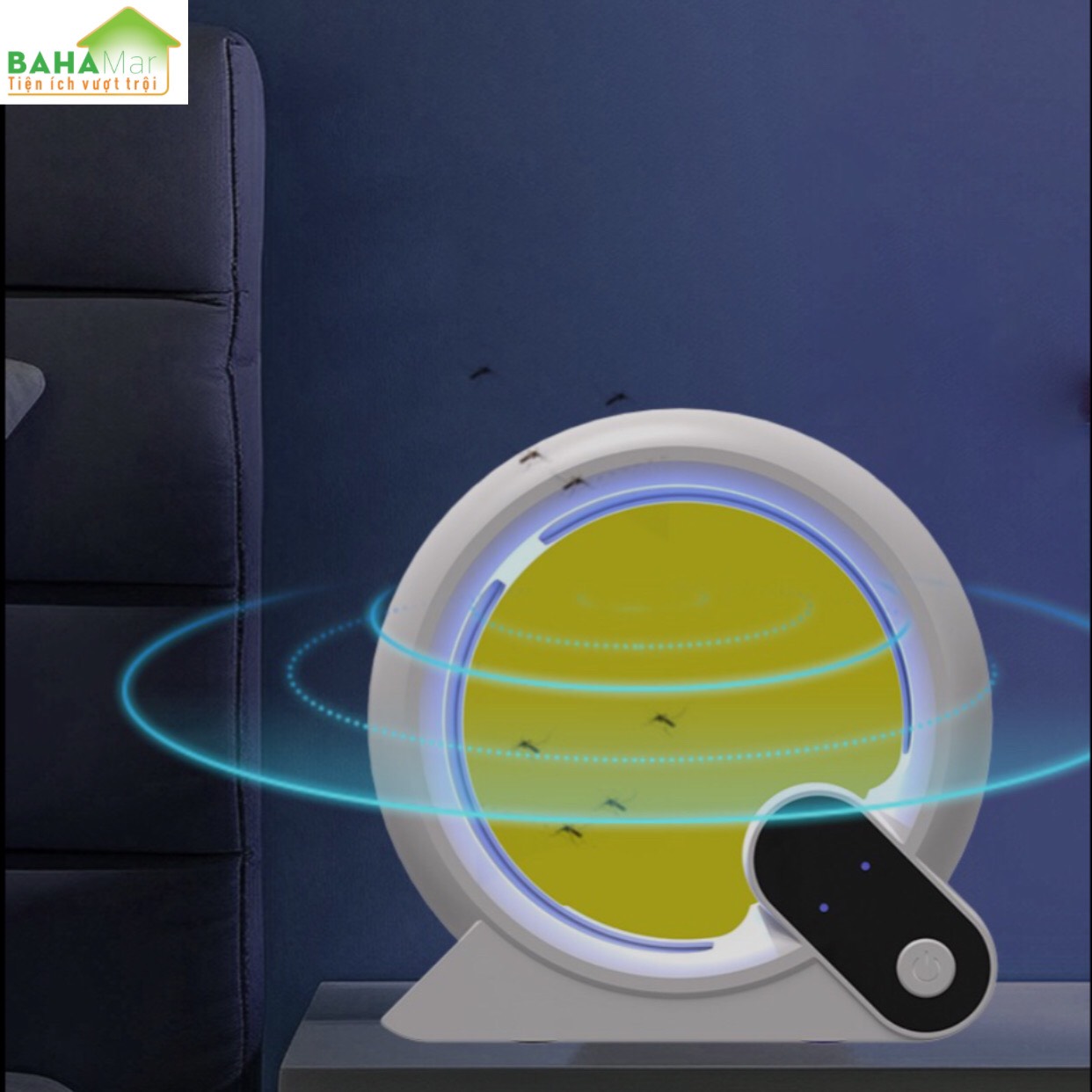 ĐÈN DIỆT MUỖI DÍNH ĐA NĂNG THU HÚT BẰNG ÁNH SÁNG  &quot;BAHAMAR&quot; Ánh sáng tím bước sóng 396NM  bẫy muỗi một cách chính xác