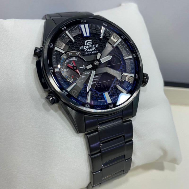 Đồng Hồ Nam Dây Thép Casio Edifice ECB-S100DC-2ADF Chính Hãng - ECB-S100DC-2A