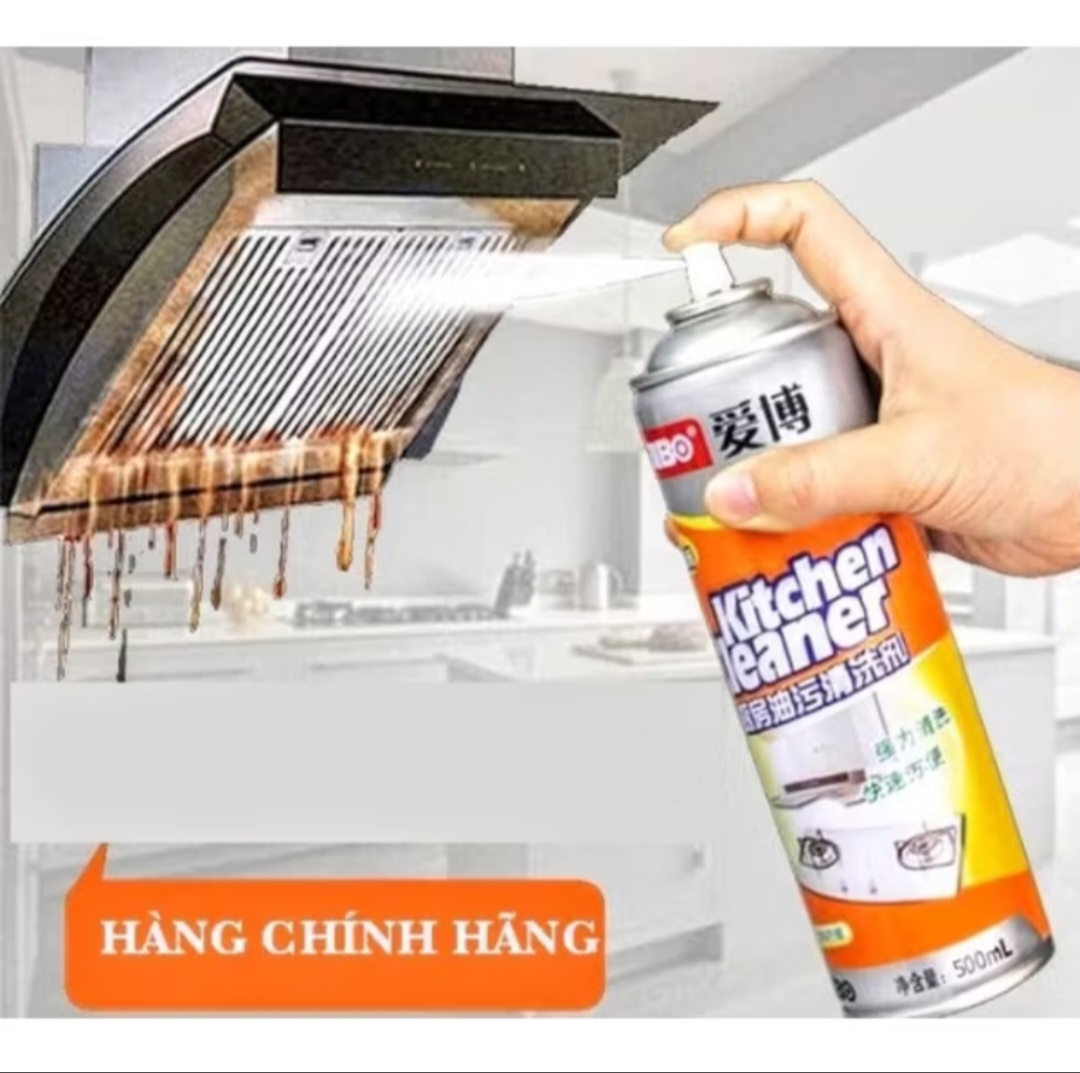 CHAI DUNG DỊCH XỊT TẨY RỬA VỆ SINH LÀM SẠCH HẾT VẾT BẨN NHÀ BẾP CAO CẤP