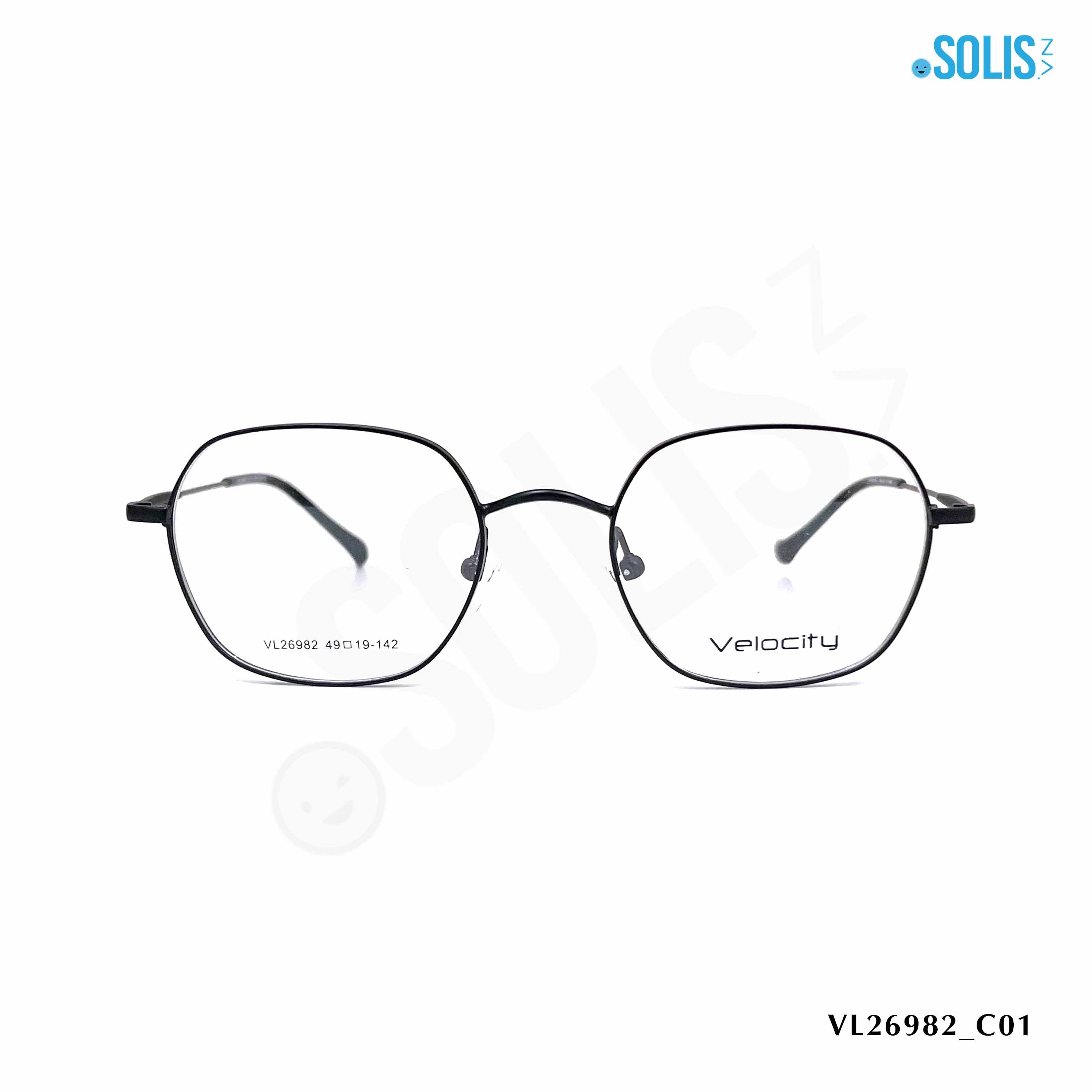 GỌNG KÍNH KIM LOẠI HIỆU VELOCITY VL26876/ VL26982 KÍCH THƯỚC 49-19-142