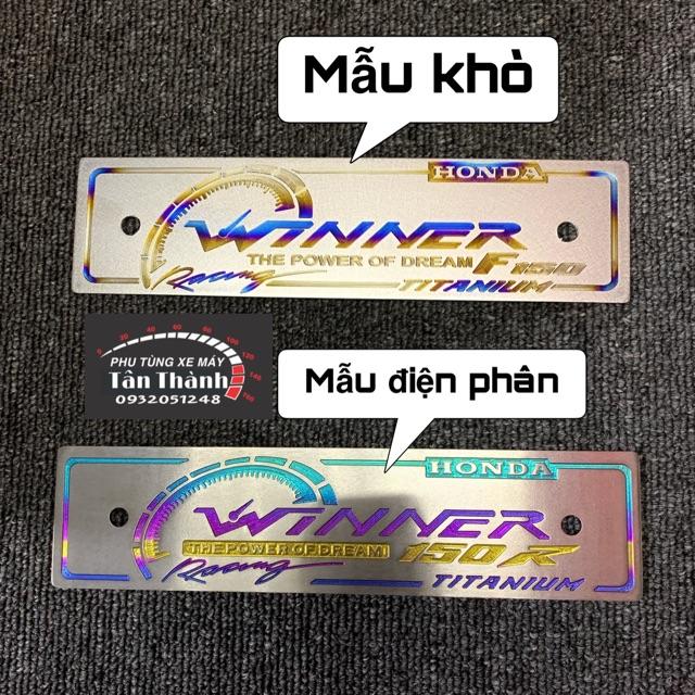 Bảng tên Titan dành cho xe Winner kèm bass ốc