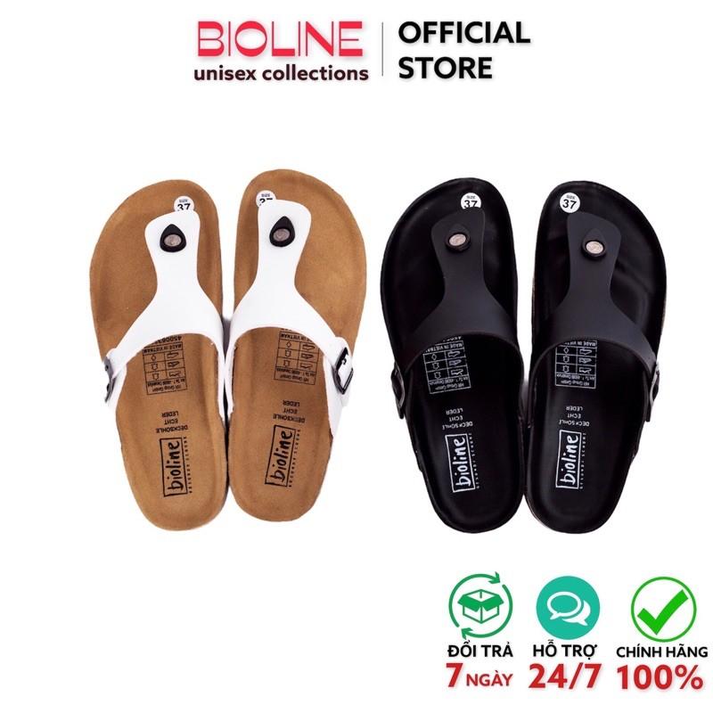 Dép xỏ ngón Bioline đế trấu da pu cao cấp chống nước P07 - Bioline Official