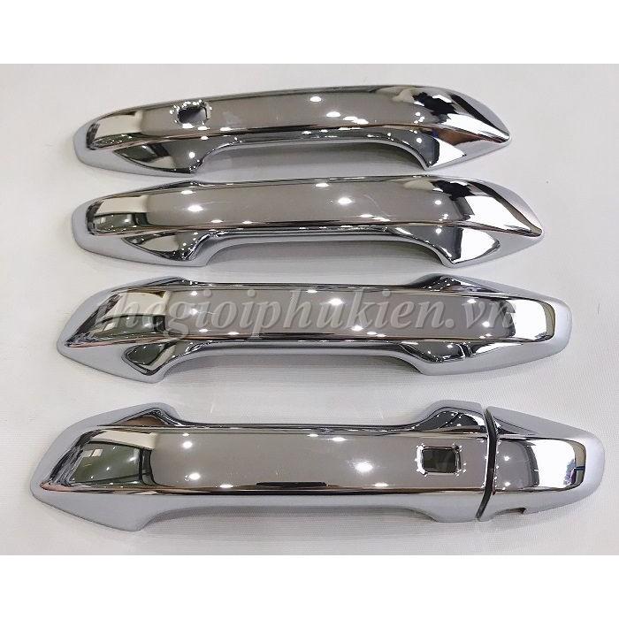 Bộ ốp tay nắm, hõm cửa xe KIA Cerato 2019-2021 mạ Crom