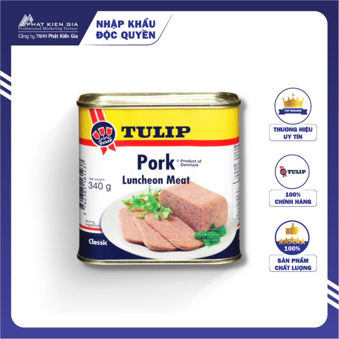 Thịt Heo Hộp Tulip 340g