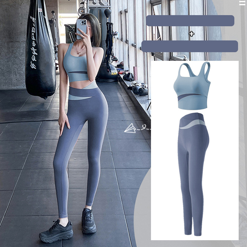 Fullset quần dài và áo bra nữ-TZ506 - Màu sắc cơ bản, thiết kế đơn giản nhưng không kém phần nổi bật
