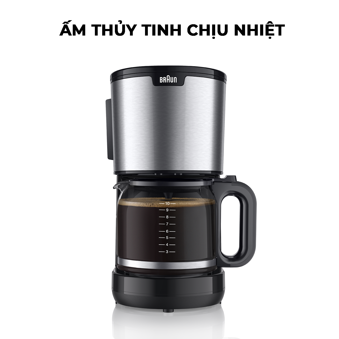 Máy pha cà phê Braun KF1500BK-Hàng chính hãng