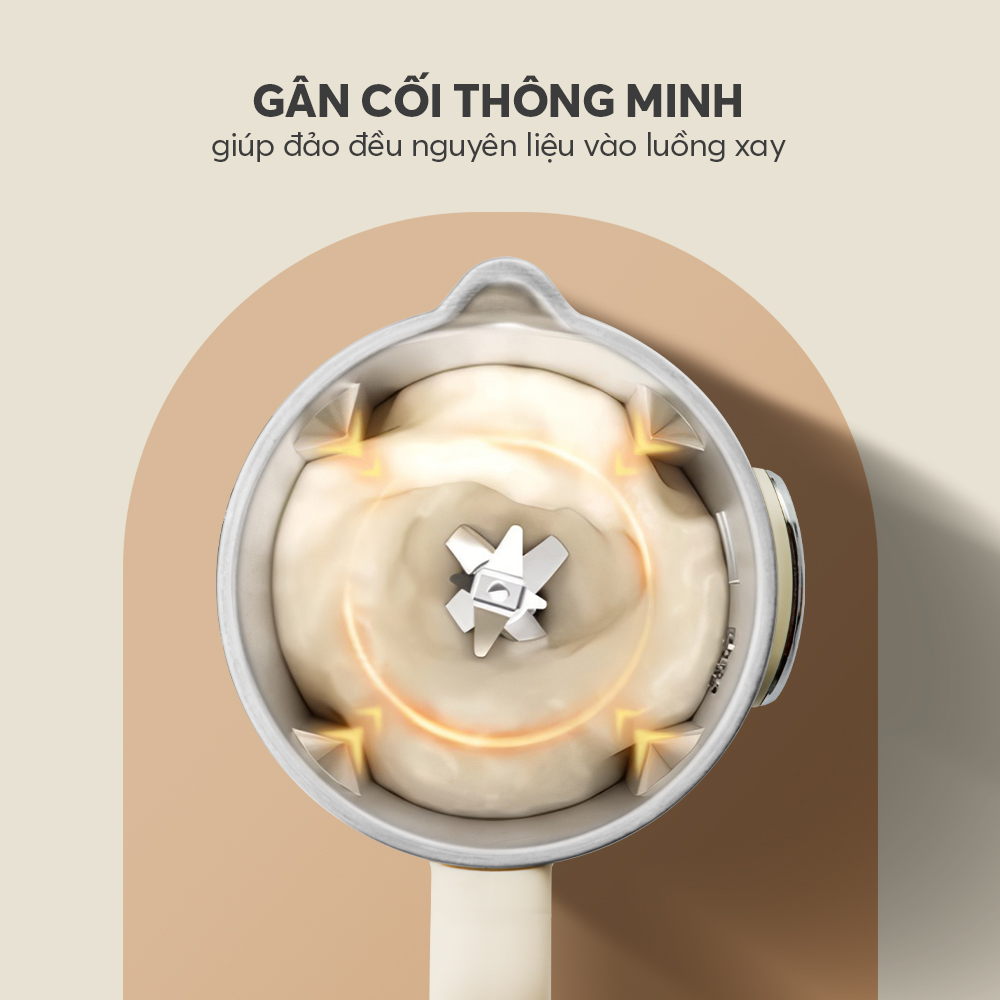 Máy làm sữa hạt Elmich 1L CBE-8650, Hàng chính hãng, 7 chế độ nấu, tự làm sạch, điều khiển cảm ứng - JoyMall