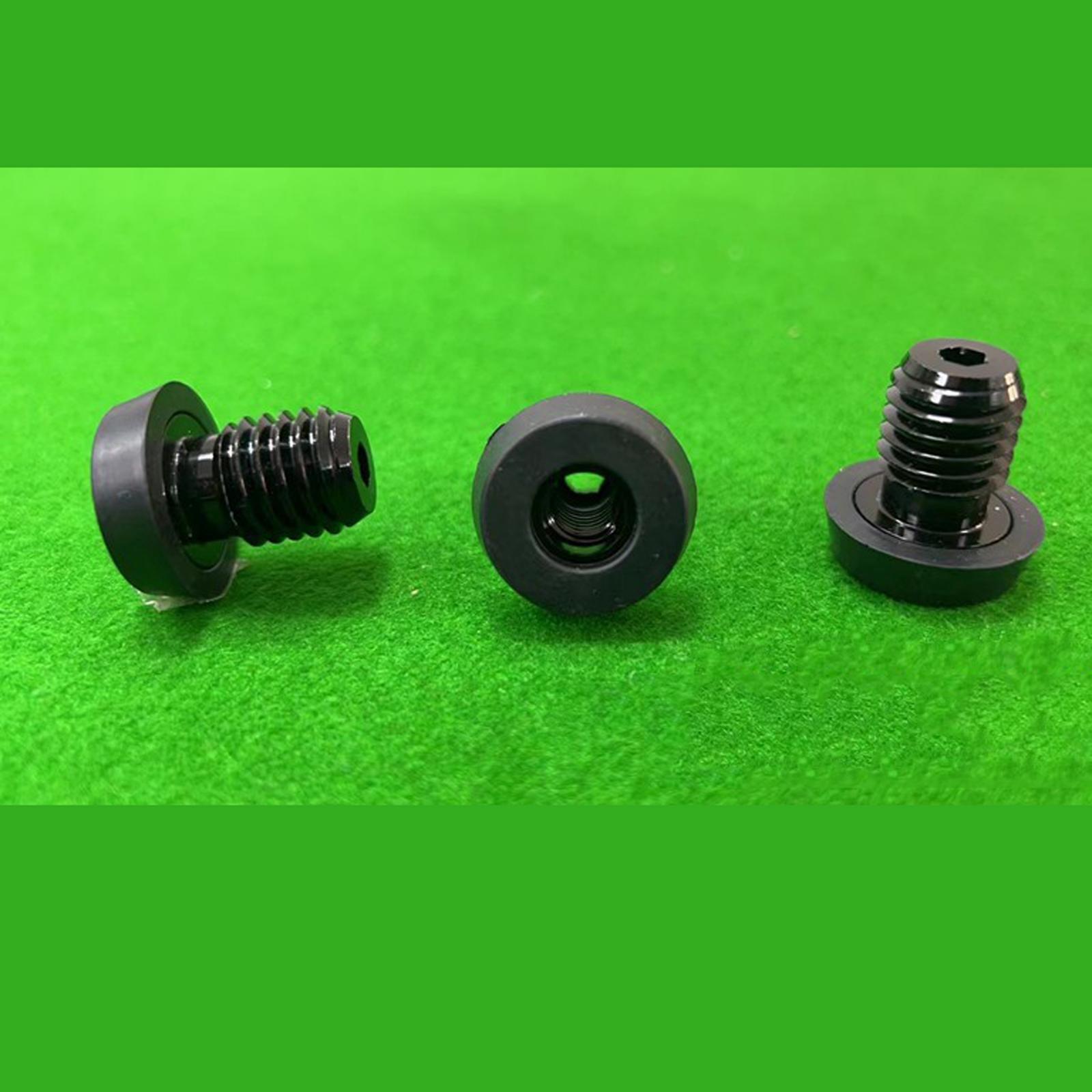 Billiard Bottom Plug Billiard Cue Rubber Bumper for Playing Clubs Pool Table