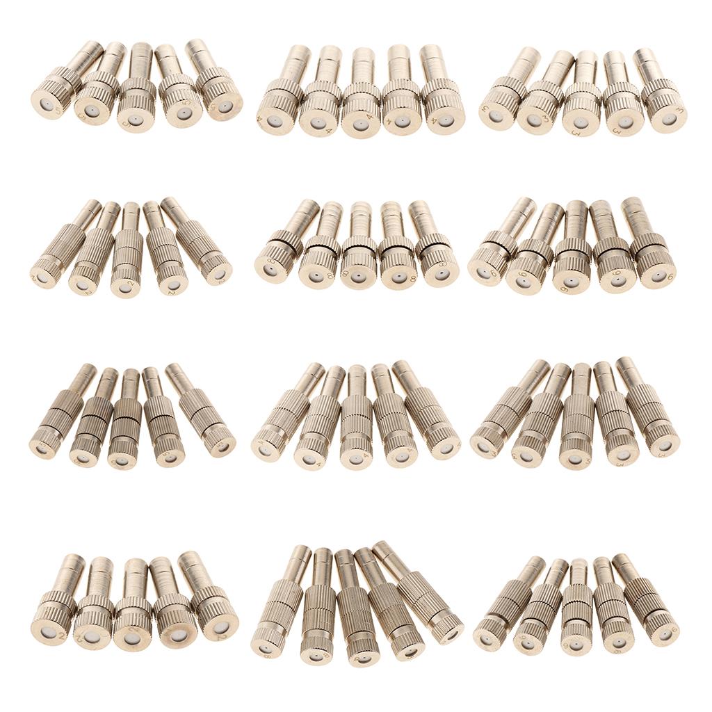 10 x 0.2mm Low Pressure  Nozzle 6mm Mist Nozzle Irrigation Tool
