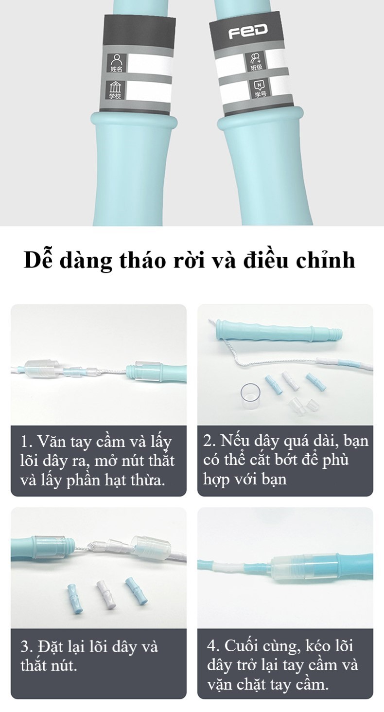 Dây Nhảy Hạt,Dây Beaded Rope FED-XM0116