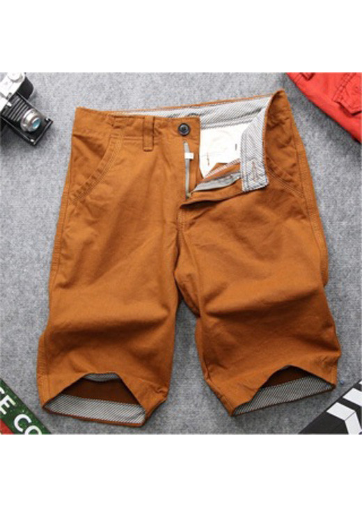 Quần short kaki dây kéo bền màu
