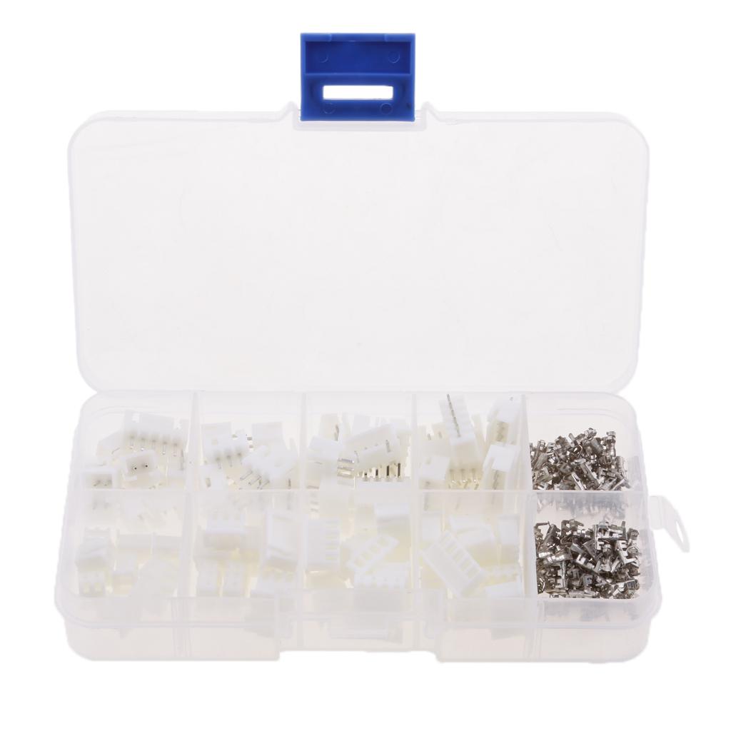 150 PCS 40 Set 2Pin-5Pin Header Draht Pitch Terminal Kits